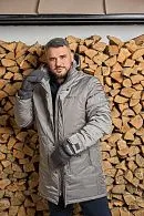 Парка мужская KAMA TYRES серая